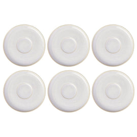 Villeroy & Boch - Crafted Cotton - Saucer coffee cup 15 cm Villeroy & Boch - Crafted Cotton - Koffie Schotel 15 cm set van 6 Schoteltjes Villeroy & Boch