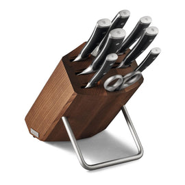 Wusthof - Ensemble de couteaux Classic Ikon 8 pièces avec bloc à couteaux marron Bezig met laden...