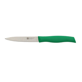 Zwilling - Twin Grip Paring and Garnishing Knife 100 mm - green Zwilling - Twin Grip Schil- en garneermes 100 mm - groen Schilmes Zwilling