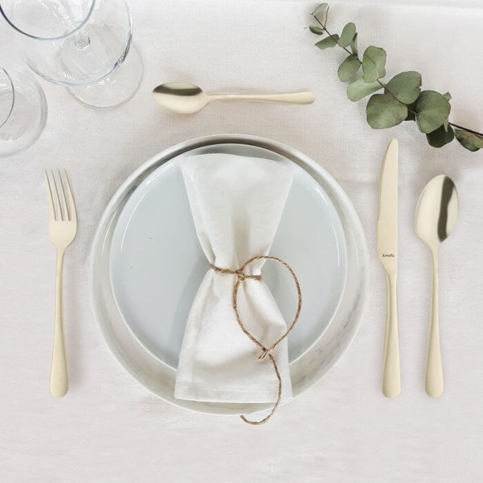 Amefa - Champagne Matt PVD 24-pc set in trend box - champagne Amefa