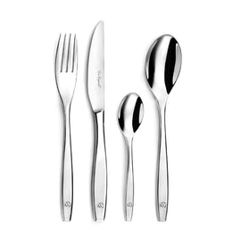 Lou Laguiole - Figure - 24-piece cutlery set with steak size Amefa - Figure - 24-delige bestekset met steakmaat Amefa