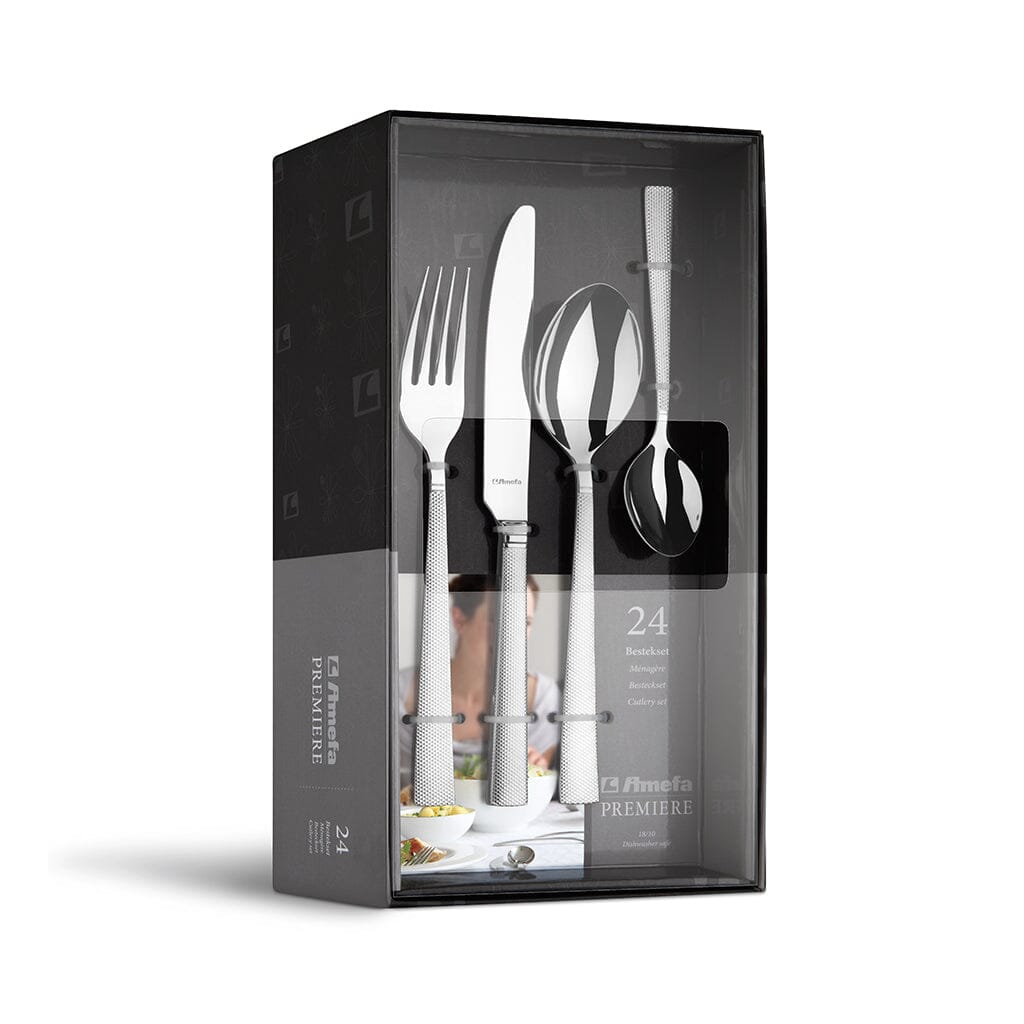 Amefa - Jewel 24-delige Bestekset - Zilver Amefa