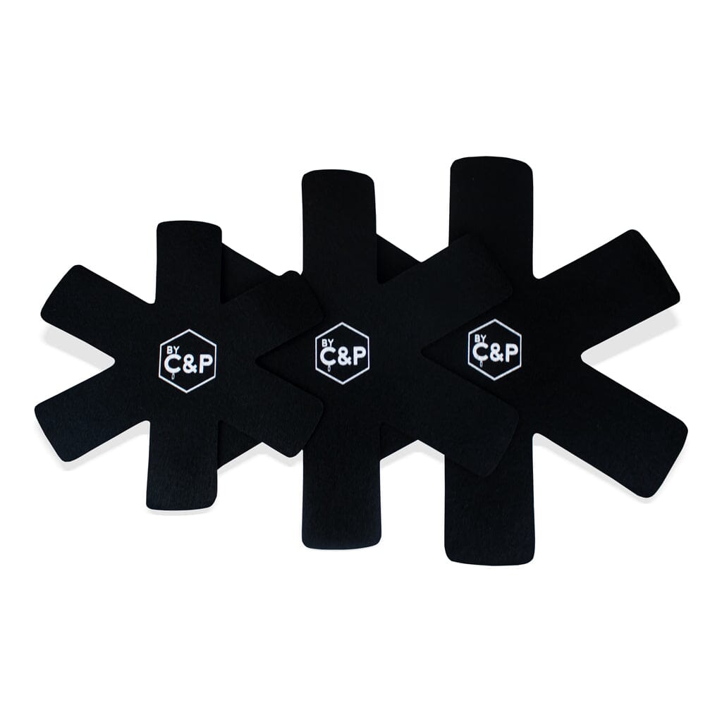 By C&P - Pannenbeschermer 3-pack Pannenbeschermers By C&P