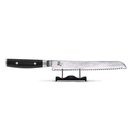 Yaxell - Ran Bread Knife 23 cm Japans Yaxell Ran Broodmes 23 cm 69 laags roestvrij damast staal met canvas-micarta heft Broodmes Yaxell