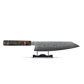 Kiritsuke knife Damascus Octagon type 1 23 cm Kiritsuke Octagons Series - Kiritsuke mes type 1 Keukenmessen Shinrai Japan
