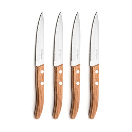 Lou laguiole - Forest 4-piece steak knife set - Wood Lou laguiole - Forest 4-delige steakmessen set - Hout Lou Laguiole