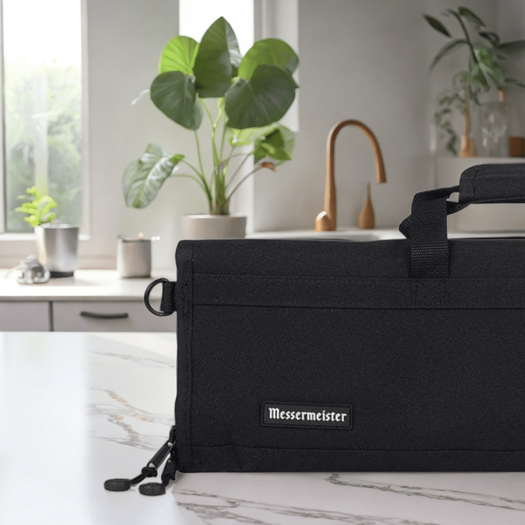 Messermeister - 8 messen messentas zwart Messentassen Messermeister