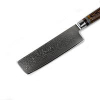 Micarta Jewels Damascus Nakiri 18 cm Keukenmessen Shinrai Japan