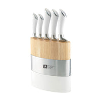Richardson Sheffield - FUSION 5 pc knife block - white Messenset met blok Richardson Sheffield