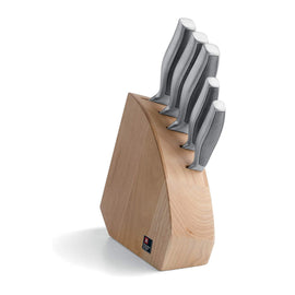 Richardson Sheffield - Sense 5-Piece Knife Set with Block - Wood Richardson Sheffield - Sense 5 pc knife block - wood Messenset met blok Richardson Sheffield