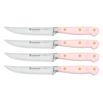 Wusthof - Classic Steak Knife Set 4-piece Pink Himalayan Salt