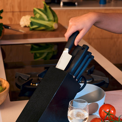 Wüsthof - Partner 8-Piece Maple Knife Block, Black