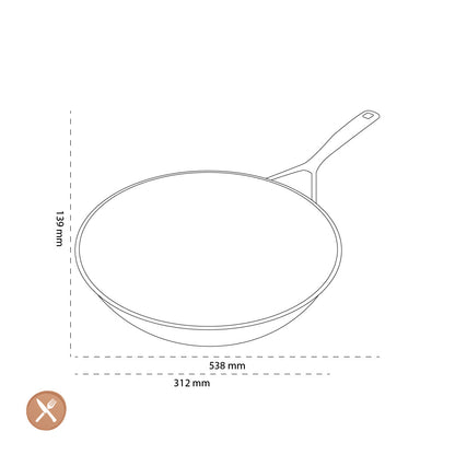 Demeyere - Alu Pro 5 Ceraforce Wok 30 cm