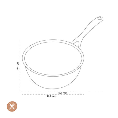 Demeyere - Atlantis 7 Conical sauté pan 18 cm