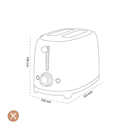 Smeg - Toasters | Cream | 50s | Toaster 2x2