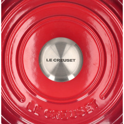 LeCreuset - Roast- / Stew pan Signature round Cherry red 24cm 4.2l