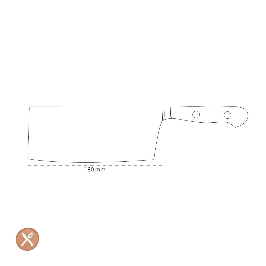 Wusthof - Classic Chinese Chef's Knife 18 cm