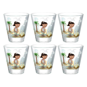 Leonardo - Bambini Avventura Drinking Glass 215ml Dino - 6 pieces