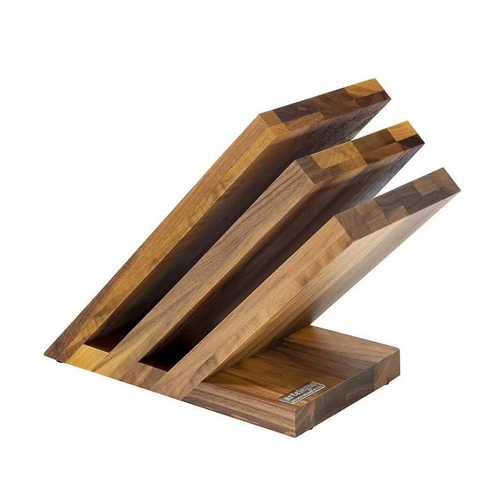 Artelegno - Venezia Magnetic Knife Block - Walnut wood