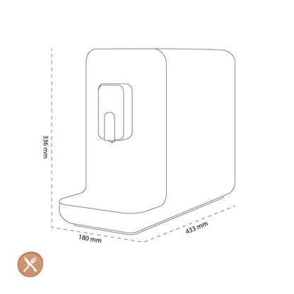 Smeg - Espresso machine | Matt white | Contemporary | Automatic coffee machine with steam function