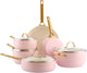 GreenPan - Padova Blush Pink 10-piece Pan Set