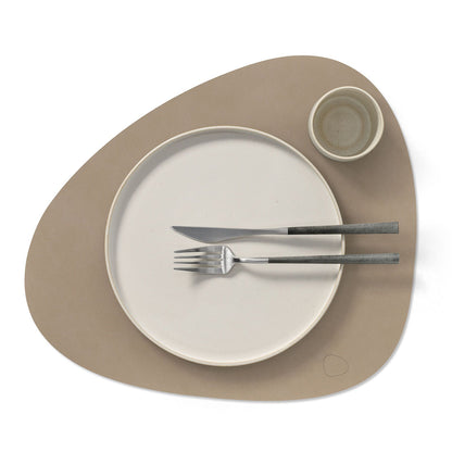 ADN de Lind - Set de table Curve L Nupo Clay Marron