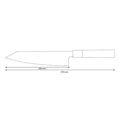 Shinrai Knives - Takumi Kaza Damas Kiritsuke 20 cm