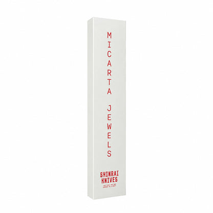 Shinrai Knives - Ensemble de 2 couteaux Damas Micarta Jewels - Couteau de chef + Santoku