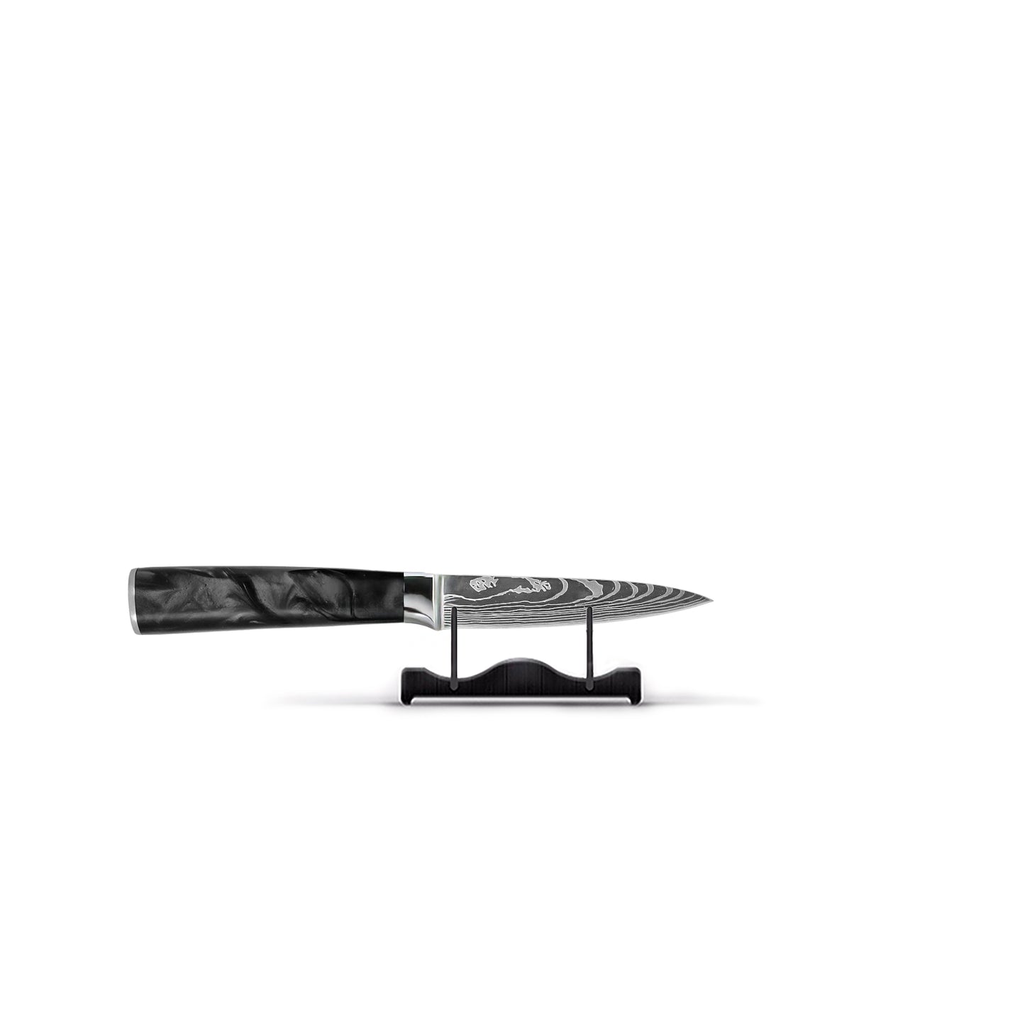 Série japonaise d&#39;impression onyx de Damas - Couteau d&#39;office