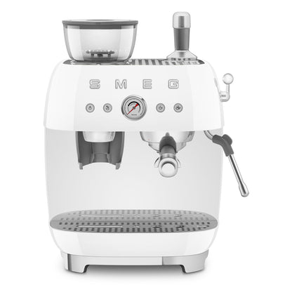 Smeg - Espresso Machine | White | 1950s | Manual espresso machine with integrated bean grinder