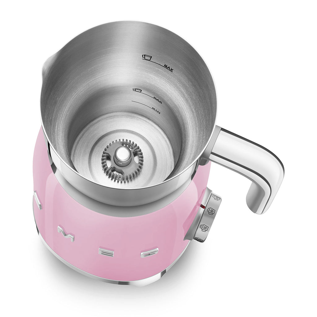 Smeg - Milk Frother | Pink | 50s | Induction Milk Frother