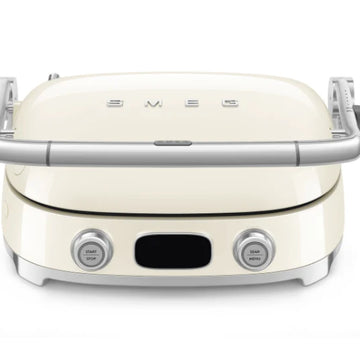 Smeg - Multifunctionele Grill  | Crème | Jaren 50 | Contactgrill