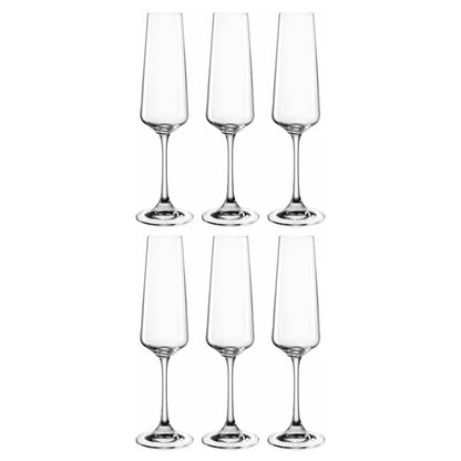 Leonardo - Verres à Champagne PALADINO 220 ml - 6 pièces