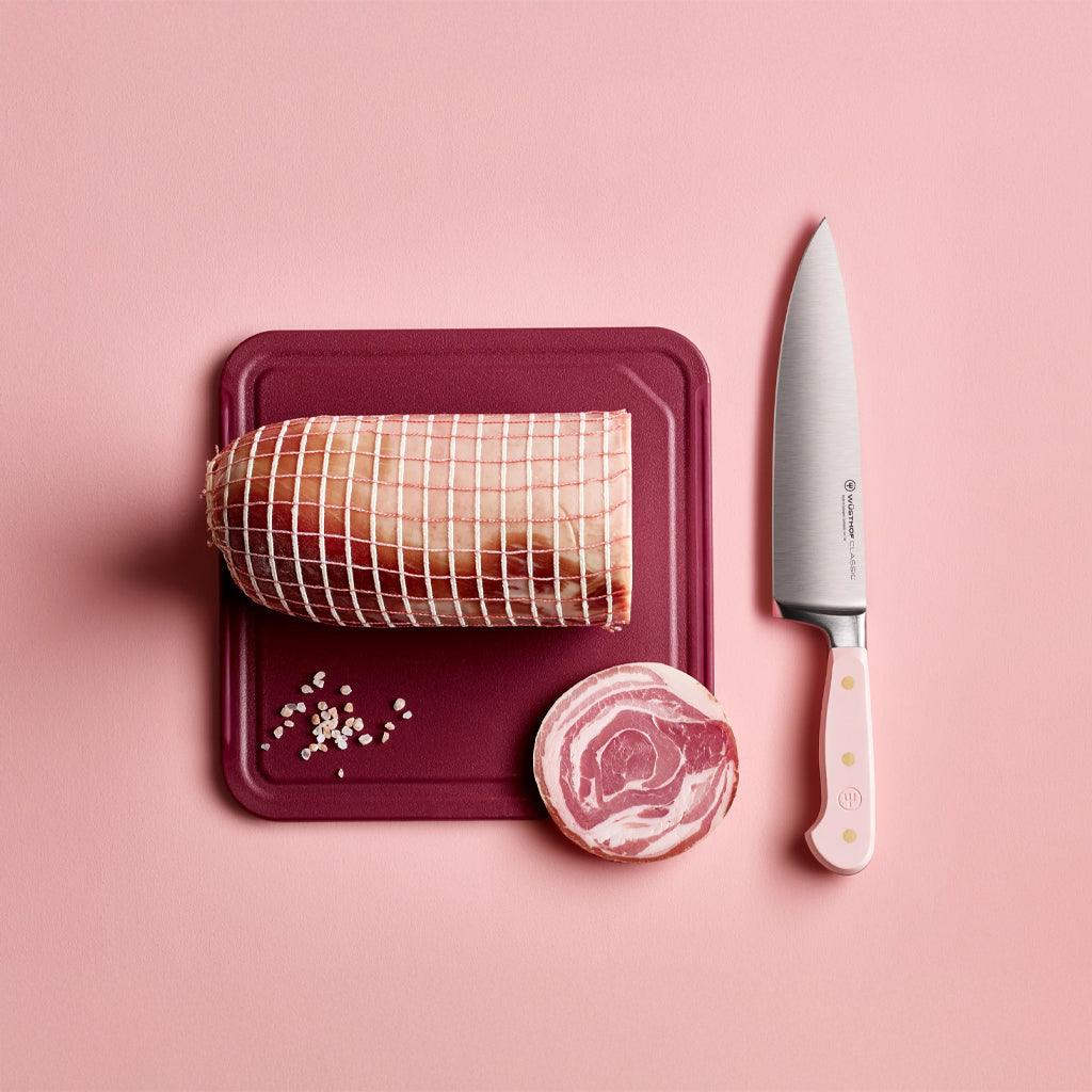 Wusthof - Classic Colour 7-piece knife set with block Pink Himalayan Salt