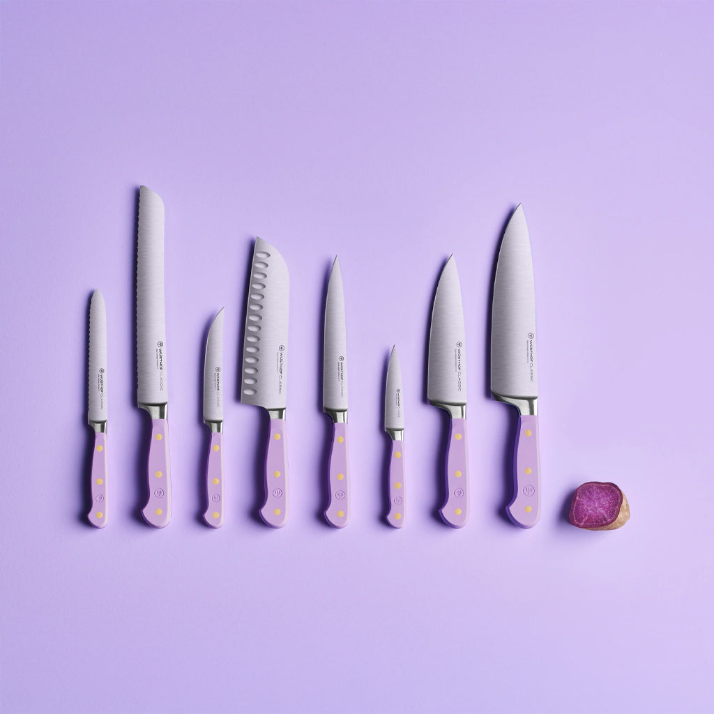 Wusthof - Classic Color 7-piece knife set with block of Purple Yam