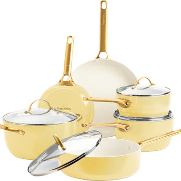 GreenPan - Padova Sunshine Yellow 10-piece Pan Set