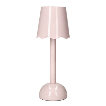 Lampe de table LED Addison Ross - Coquille festonnée - Rose - 28 cm