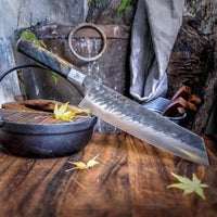 Ame - Japanse Kiritsuke Rain Pattern 23 cm Kiritsukemes Satake 