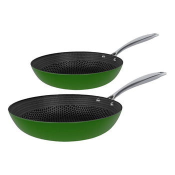 Cook & Pan - Honey Go Green Koekenpannenset 2-delig Pannenset Cook & Pan 
