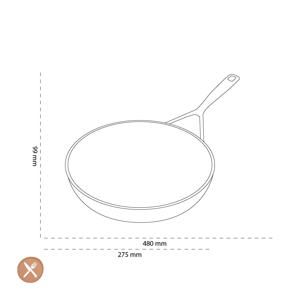 Demeyere - Alu Pro 5 Ceraforce Koekenpan 26 cm Koekenpan Demeyere 