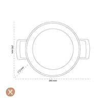 Demeyere - Alu Pro 5 Ceraforce Lage kookpan met deksel 28 cm Kookpan Demeyere 