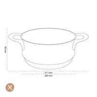 Demeyere - Atlantis 7 Stoominzet 20 cm Stoompan Demeyere 