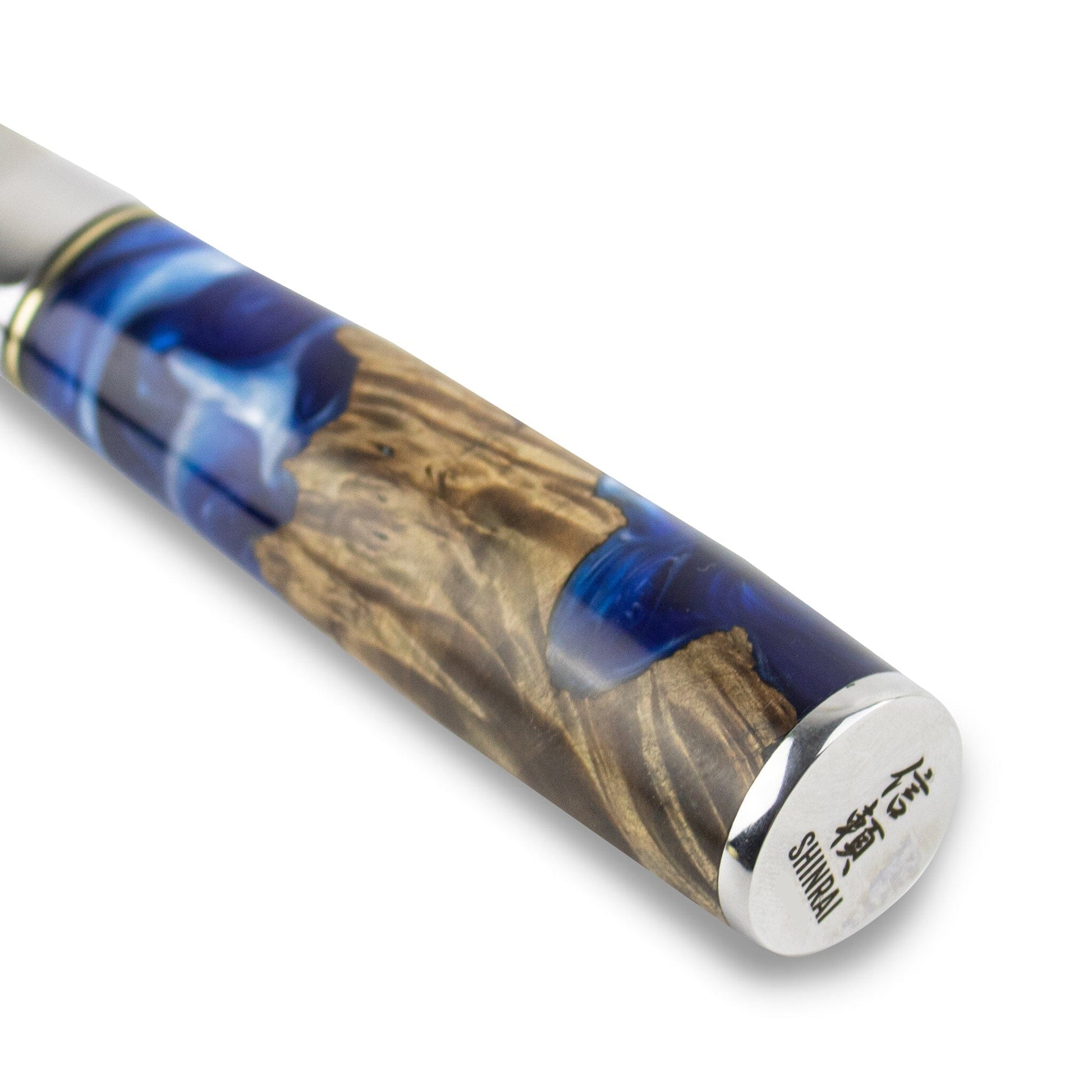 Epoxy Sapphire 6-delige Messenset + Magnetisch Messenblok Messenset met blok Shinrai Knives 