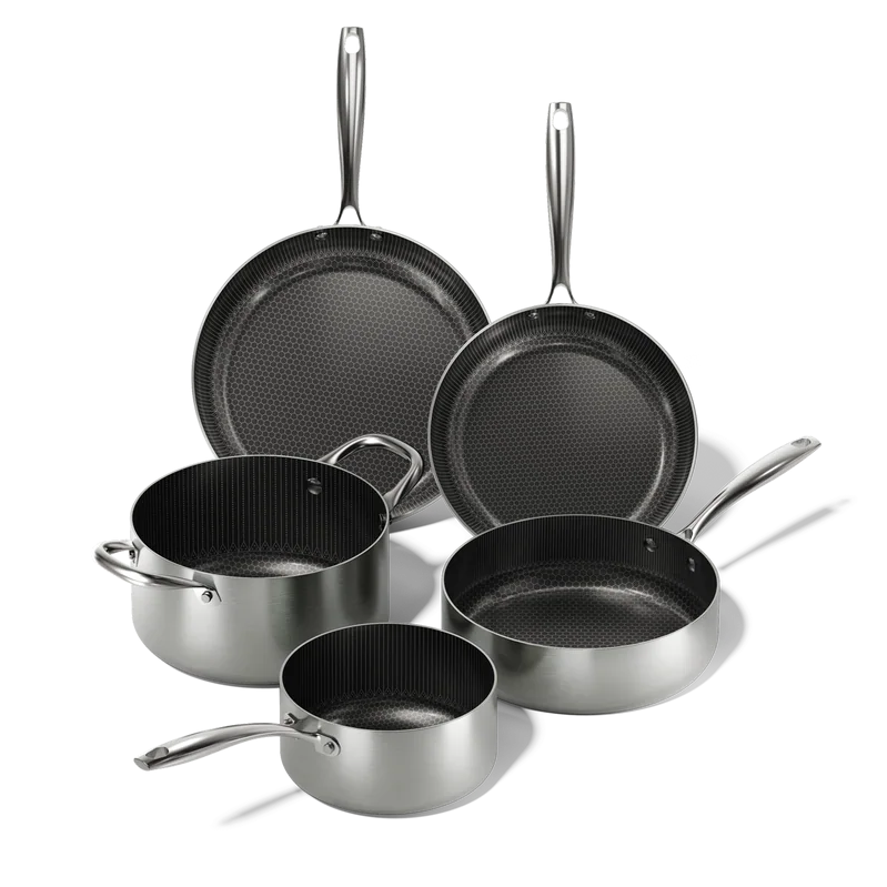 Cook &amp; Pan - Honey Stainless Steel Pan Set 5-Piece