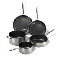 Cook &amp; Pan - Honey Stainless Steel Pan Set 5-Piece