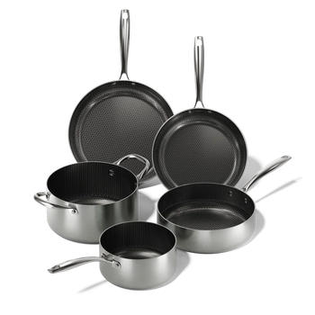 Cook &amp; Pan - Honey Stainless Steel Pan Set 5-Piece