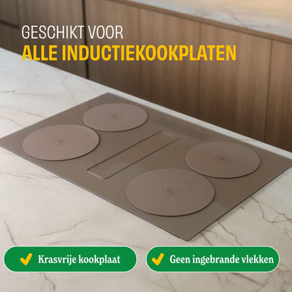 Cook &amp; Pan - Ensemble de 4 protections pour induction Taupe of Mind