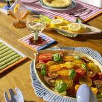 &Klevering - Bord Schol - Botergeel Serveerschaal &Klevering 