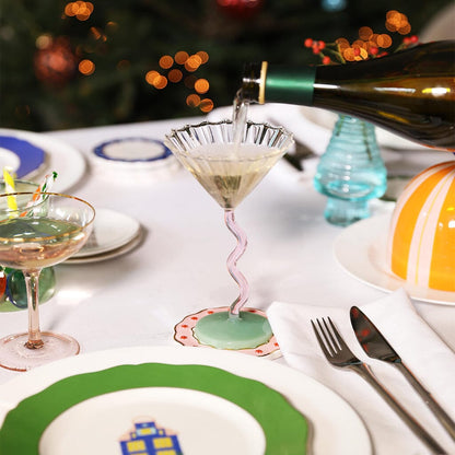 &Klevering - Coupe curve set van 2 Cocktail glazen &Klevering 