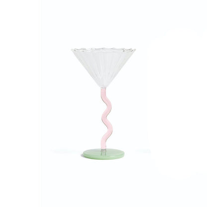 &Klevering - Coupe curve set van 2 Cocktail glazen &Klevering 